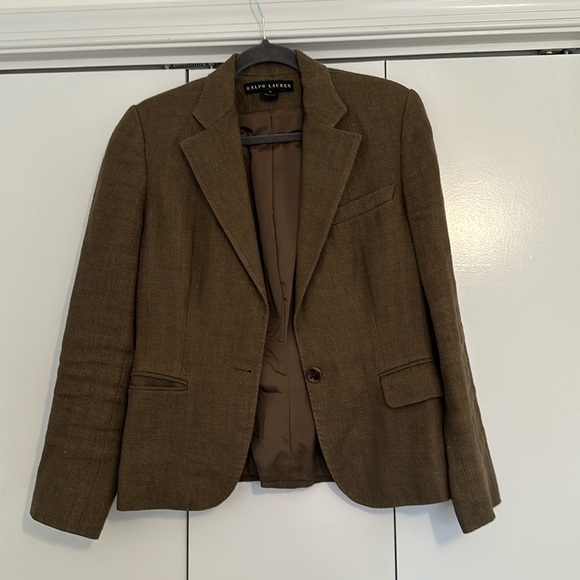 Ralph Lauren Blazer Brown Jacket size 6 - Picture 1 of 3